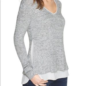 Cute dropped shoulder sweater